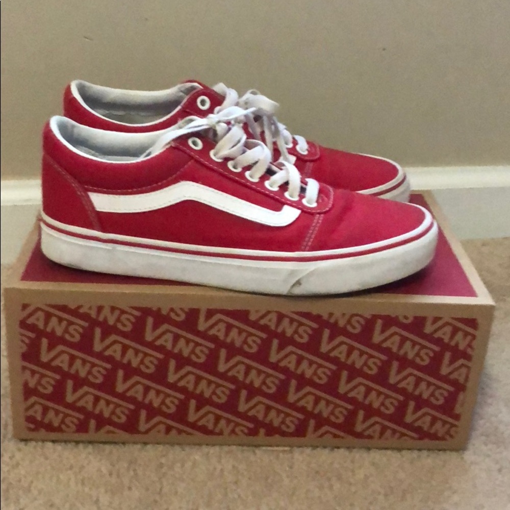Vans old skool red